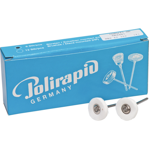 Miniature brushes disk Pack of 6 pieces HP, nettle, Ø 21 mm