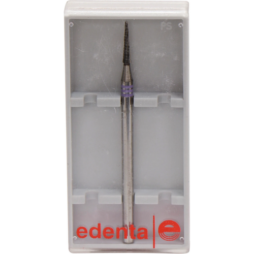 Carbide milling cutter, ground 25 spiral serration, 3 x violet superfine, HP, figure 198, 8 mm, ISO 016