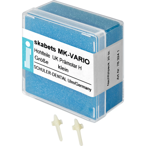 skabets MK-VARIO Refill pack 25 pieces mandibular premolar H small
