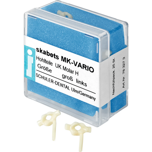 skabets MK-VARIO Refill pack 25 pieces lower jaw molar H large left