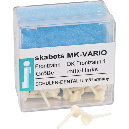 skabets MK-VARIO Refill pack 25 pieces maxillary anterior 1 medium left