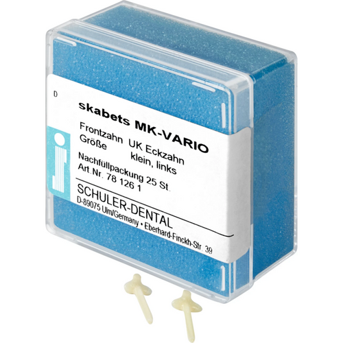 skabets MK-VARIO Refill pack 25 pieces mandibular canine small left