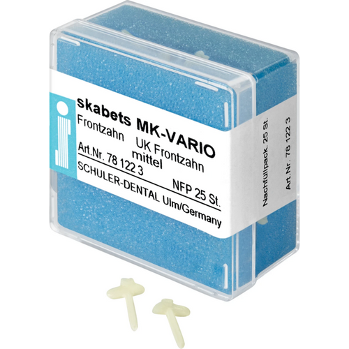 skabets MK-VARIO Refill pack 25 pieces mandibular anterior medium