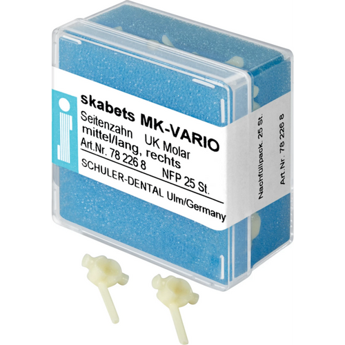 skabets MK-VARIO Refill pack 25 pieces lower jaw molar WITH LG right