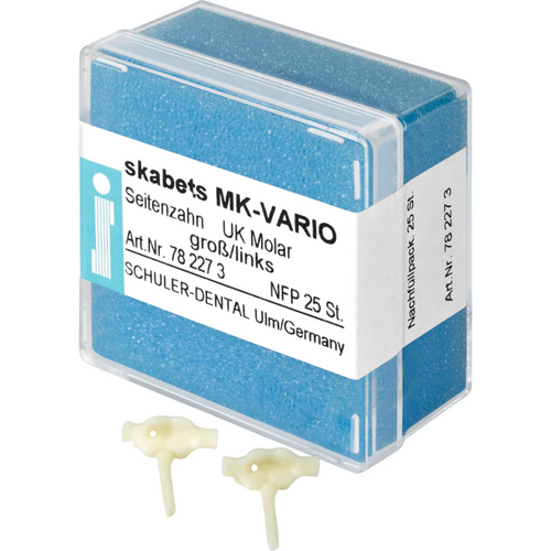 skabets MK-VARIO Refill pack 25 pieces mandibular molar large left