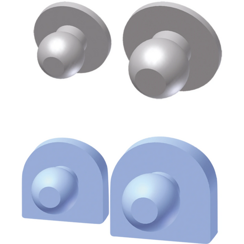 PRECI-SAGIX patrix Pack of 30 pieces P, standard, Ø 2.2 mm