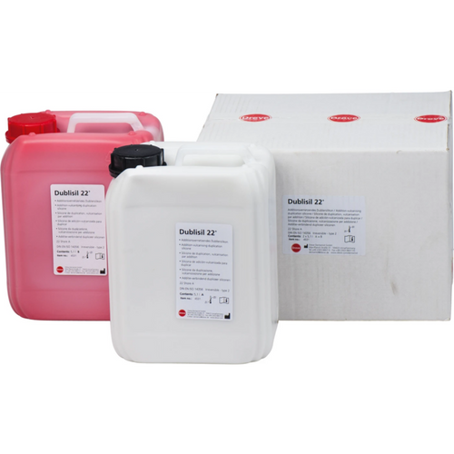 Dublisil® 22 plus Carton 5.1 liter canister A, 5.1 liter canister B