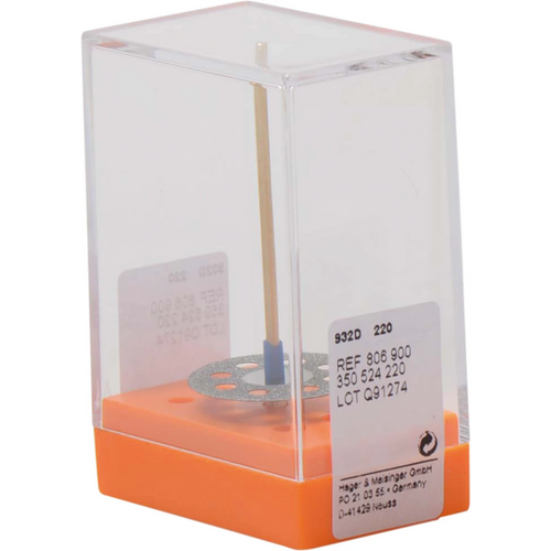 Diamond wheels 932D piece unmounted, blue medium, figure 350, 0.3 mm, ISO 220