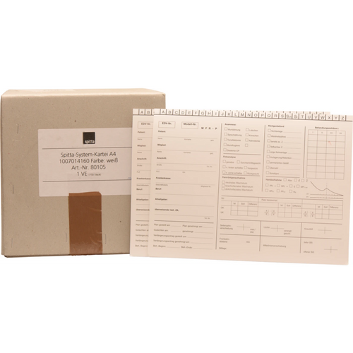 Orthodontics index card Carton 150 pieces