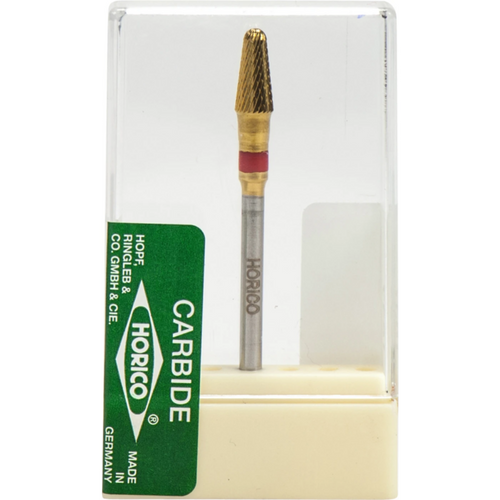 Carbide milling cutter 198 piece titanium nitride coated, cross serration, red fine, HP, figure T198, 9 mm, ISO 040