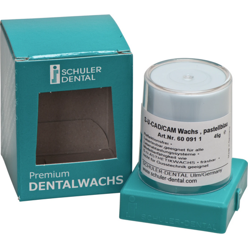 S-U-CAD/CAM waxes Piece 45 g pastel blue