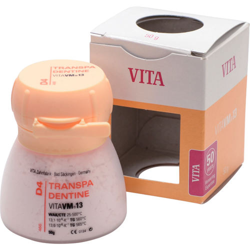 VITA VM® 13 classical A1-D4® Tin 50 g powder transpa dentine D4