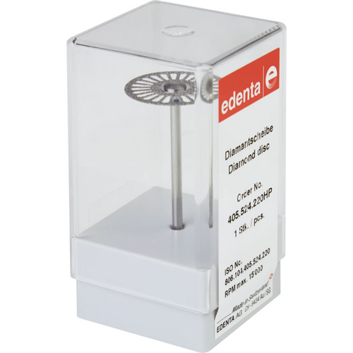 Diamond disk 405 piece blue standard, HP, figure 405, 0.25 mm, ISO 220