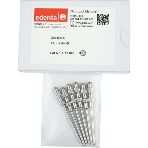 Occlupol Mandrelle Pack of 6 pieces HP, 22 mm, ISO 020