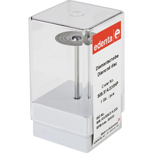 Diamond disk 505 piece spiral red fine, HP, figure 505, 0.15 mm, ISO 220