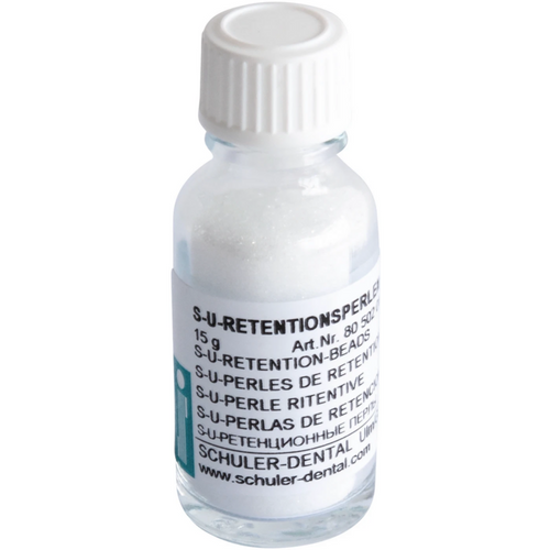 S-U retention beads Pack of 15 g retention beads Ø 0.4 mm