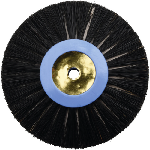 Polishing brushes piece Chungking bristles/linen, Ø 80 mm