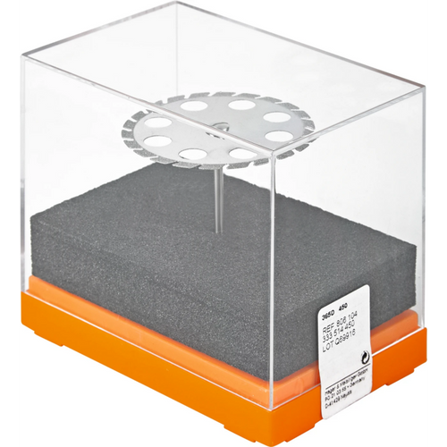 Diamond wheels 365D piece red fine, HP, figure 333, 0.35 mm, ISO 450