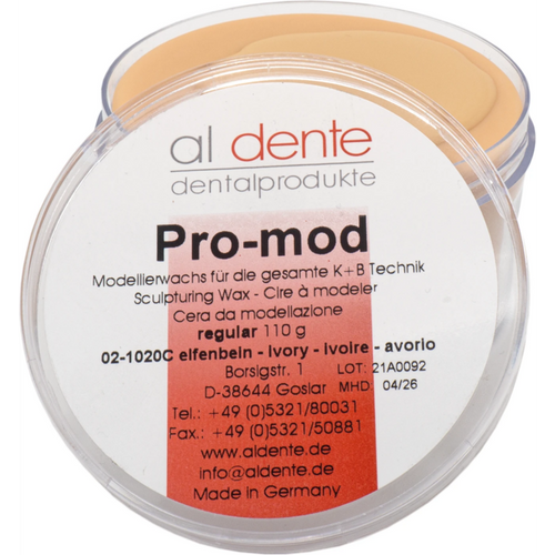 Modeling wax Tin 110 g ivory