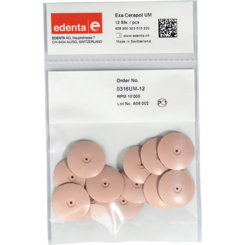 Exa Cerapol Pack of 12 pieces unmounted, pink, figure 303, 3 mm, ISO 220