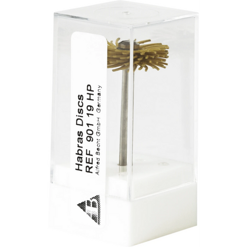 HABRAS Disc piece 19 mm yellow coarse