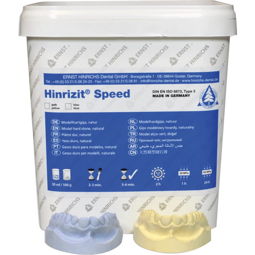 Hinrizit® Speed Bucket 10 kg model hard plaster blue