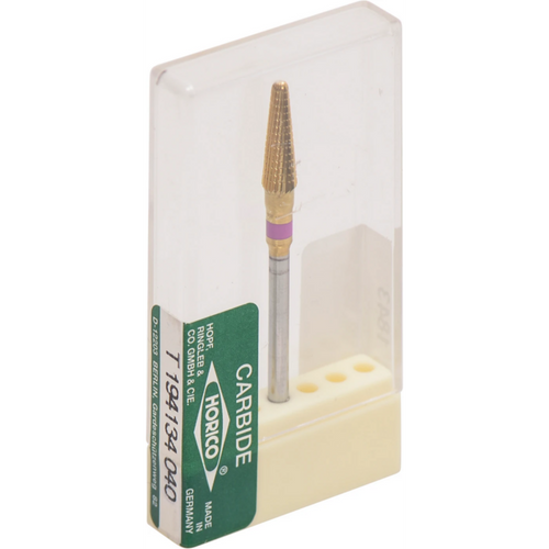 Carbide milling cutter 194 piece titanium nitride coated, cross-cut, pink fine, cut-fresh, HP, Fig. T194, 13 mm, ISO 040