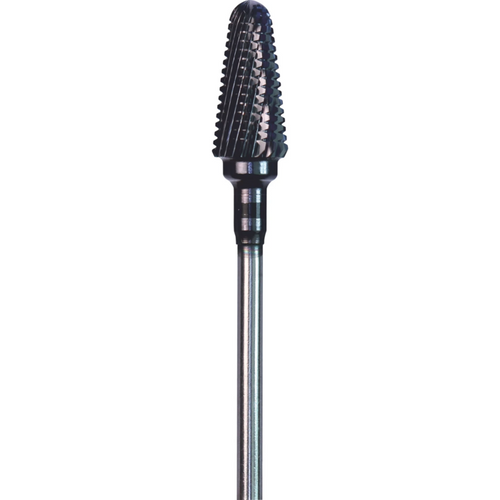 Carbide milling cutter 194 piece black coated, cross-cut toothing, red aggressive, HP, figure S194, 13 mm, ISO 070