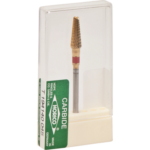 Carbide milling cutter 194 piece titanium nitride coated, cross serration, red fine, HP, figure T194, 13 mm, ISO 045