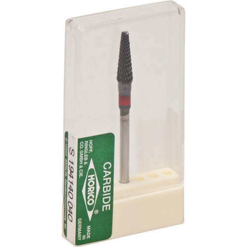 Carbide milling cutter 194 piece black coated, cross serration, red fine, HP, figure S194, 13 mm, ISO 040