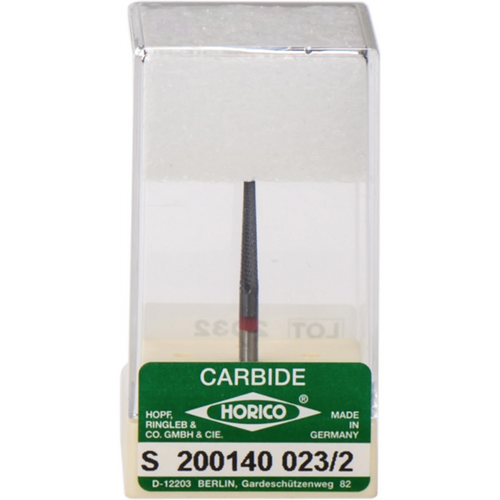 Carbide cutter 200 piece pre-polish, red fine, HPS, figure S200, 13.5 mm, ISO 023/2
