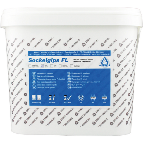 Base plaster FL Bucket 10 kg plaster base green