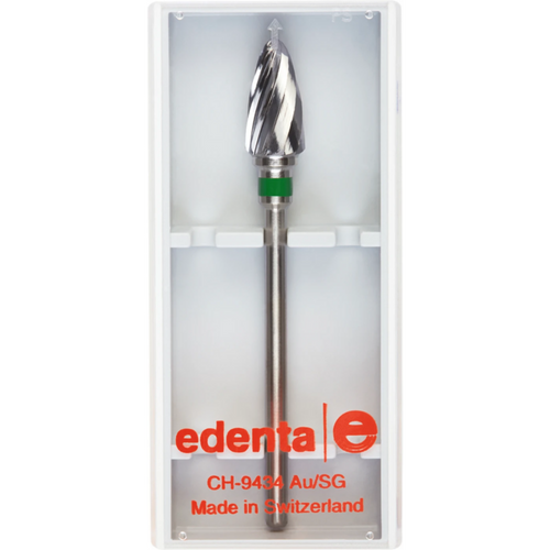 Carbide milling cutter, ground 80 Single toothing green coarse, HP, Figure 257, 12 mm, ISO 060