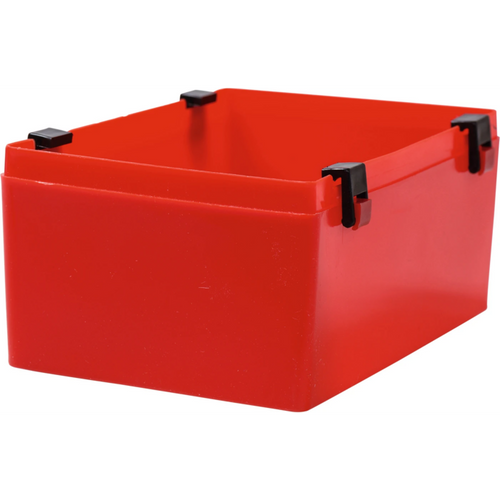 Laboratory container Units Container base red size 2