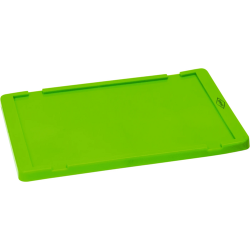 Laboratory container piece lid green size 3