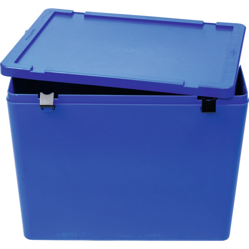 Laboratory container Container and lid size 4 blue
