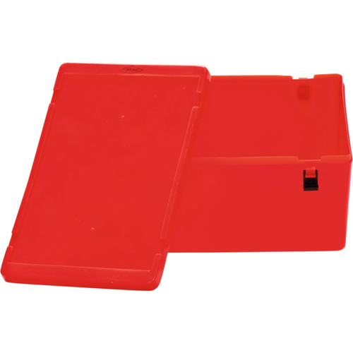 Laboratory container Units Container and lid red size 3