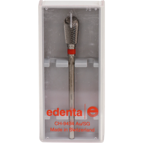 Carbide milling cutter, ground 20 Piece Cross serration, red fine, HP, Figure 237, 11 mm, ISO 060