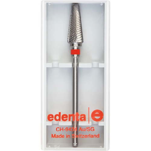 Carbide milling cutter, ground 20 Piece cross serration, red fine, HP, figure 194, 16 mm, ISO 060