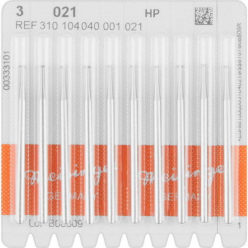 Steel drill 3 Pack of 10 pieces HP, figure 040, 0.5 mm, ISO 021