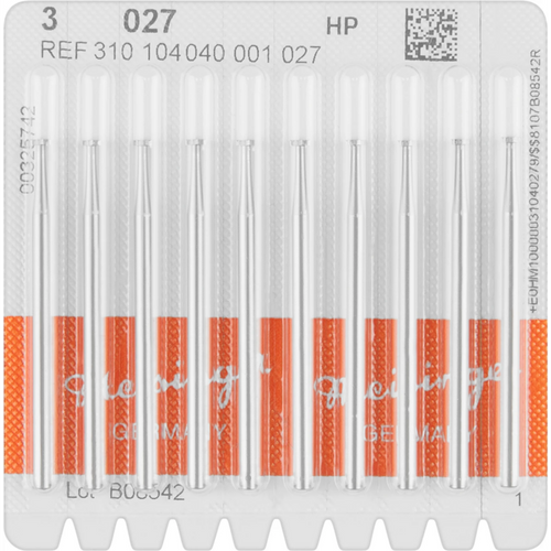 Steel drill 3 Pack of 10 pieces HP, figure 040, 0.7 mm, ISO 027