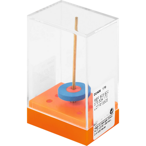Diamond polisher DCA06/12 piece unmounted blue, figure 373, 2.5 mm, ISO 170