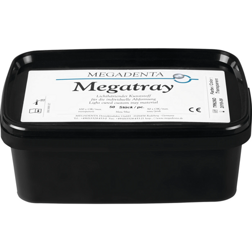 MEGATRAY spoon plates Pack of 50 pieces upper jaw, transparent