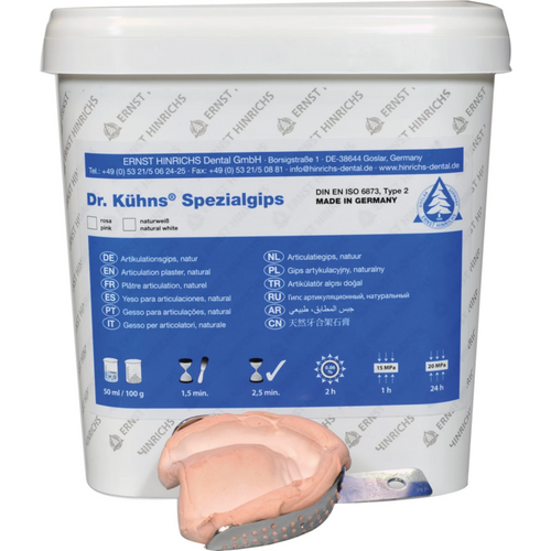 Dr. Kühns® special plaster Bucket 10 kg special plaster pink