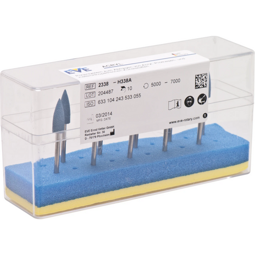 EVE ACRYL Pack of 10 pieces blue, coarse H338A