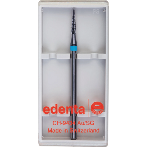 Volcano milling cutter grind 10 Cross serration, blue standard, HP, Figure 197, 8 mm, ISO 016