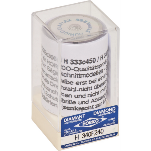 DIAFLEX® 340 piece double-sided, flexible, yellow extra fine, HP, figure 340 F, 0.2 mm, ISO 240