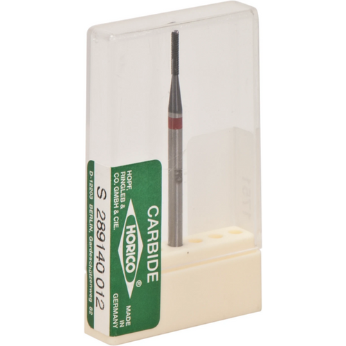 Carbide cutter 289 piece black coated, cross serration, red fine, HP, figure S289, 8 mm, ISO 012