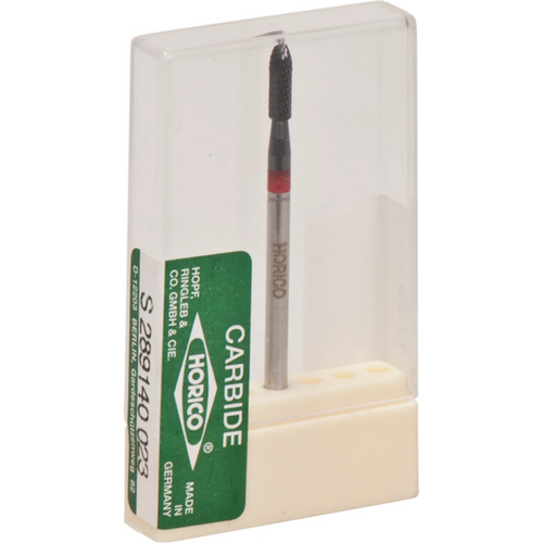 Carbide cutter 289 piece black coated, cross serration, red fine, HP, figure S289, 8 mm, ISO 023