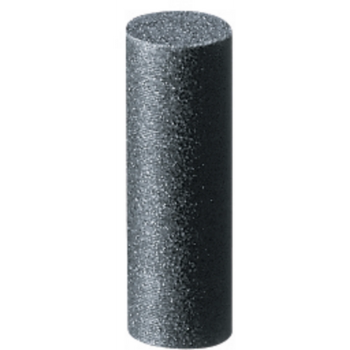 EVEFLEX Pack of 10 pieces unmounted, black coarse, figure cylinder, 7 x 20 mm